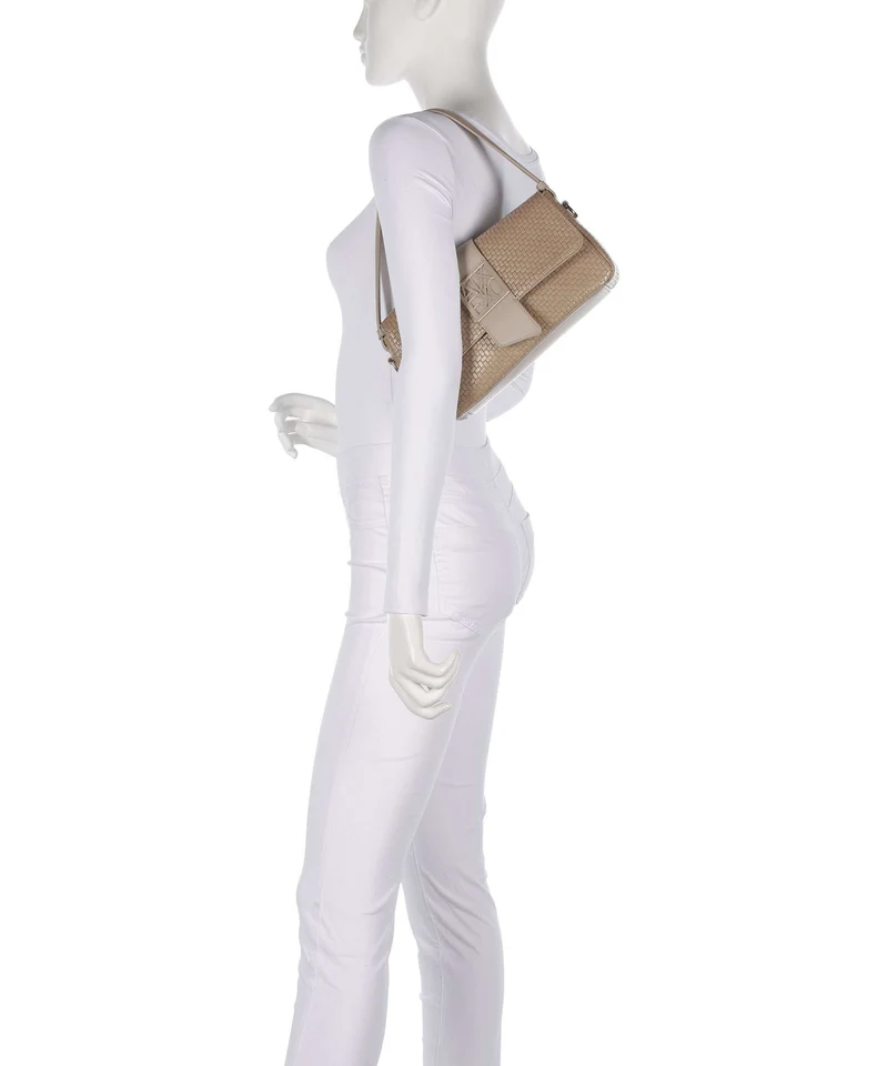 Armani Exchange Susy Soft Woven Sac porté épaule sand
