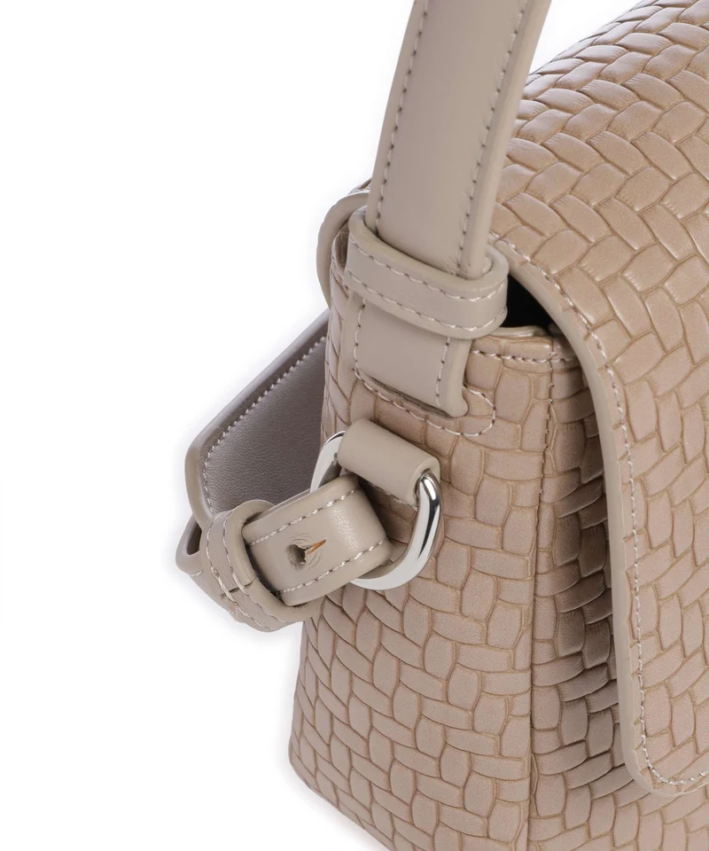 Armani Exchange Susy Soft Woven Sac porté épaule sand