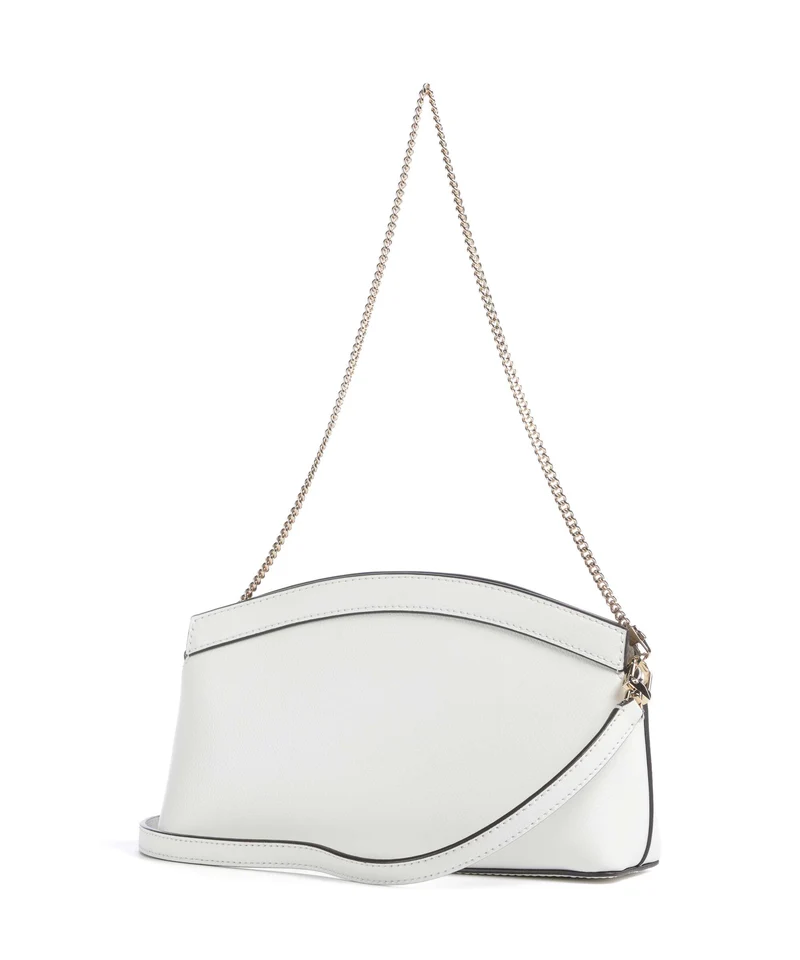 Michael Kors Athena Dome Chain Small Sac porté épaule optic white