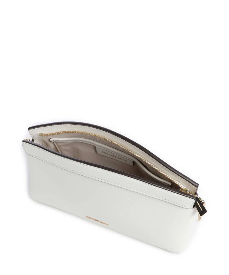 Michael Kors Athena Dome Chain Small Sac porté épaule optic white