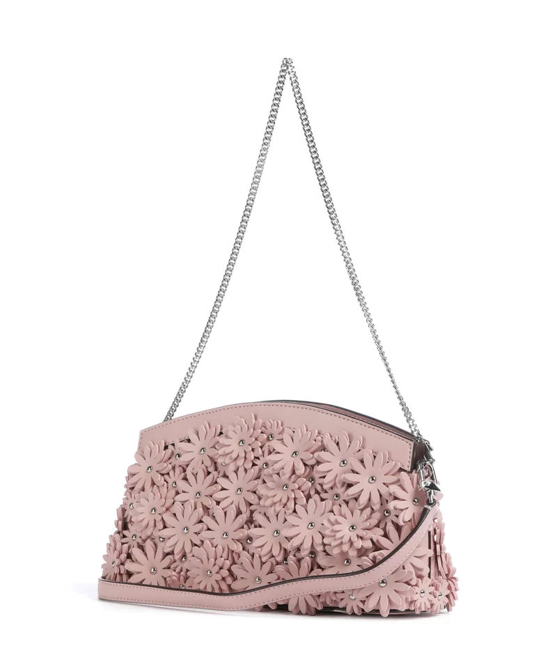 Michael Kors Athena Dome Chain Small Sac porté épaule smokey rose