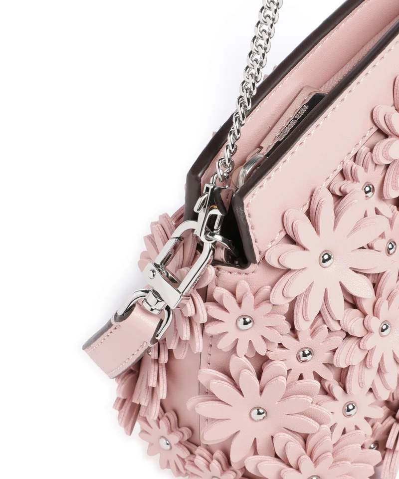 Michael Kors Athena Dome Chain Small Sac porté épaule smokey rose