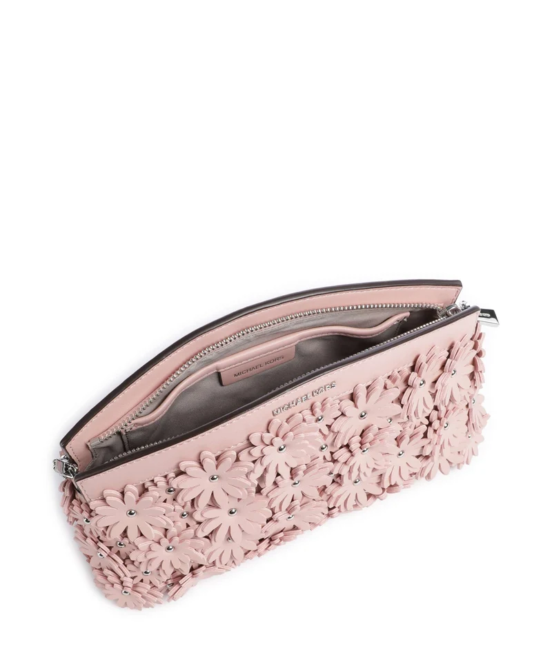 Michael Kors Athena Dome Chain Small Sac porté épaule smokey rose