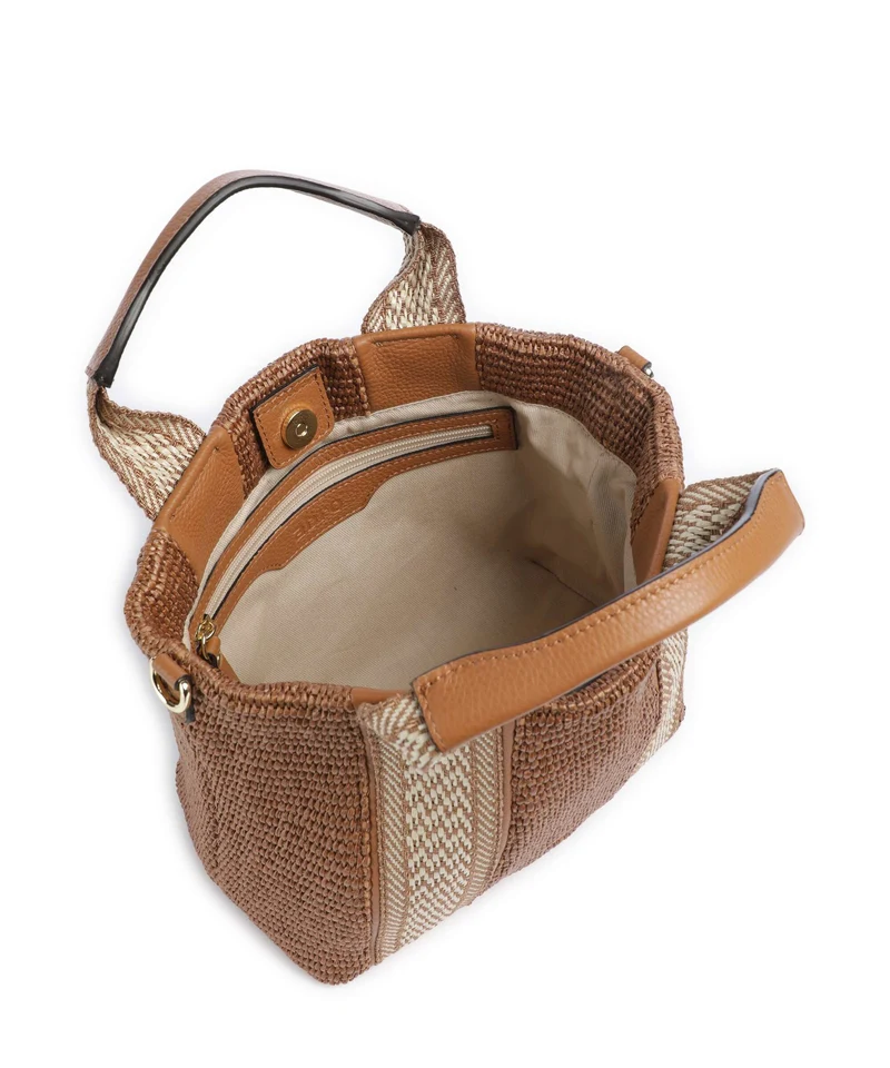 Abro Raffia Kaia Sac à main caramel/cognac