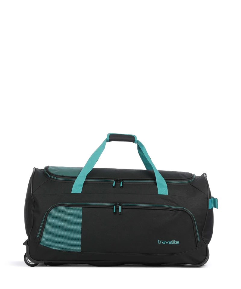 Travelite Basics Sac de voyage à roulettes schwarz/petrol
