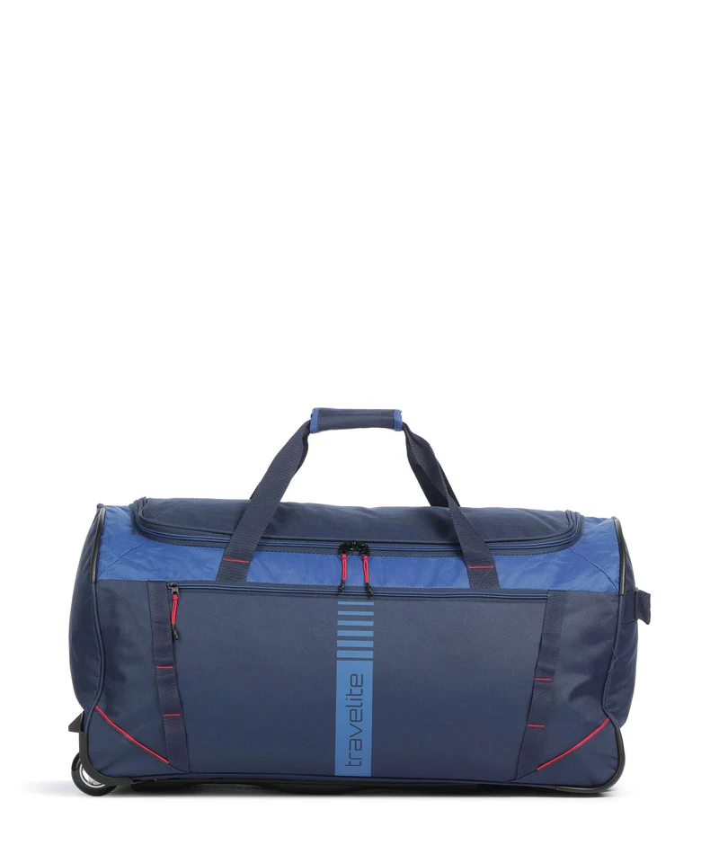 Travelite Basics Sac de voyage à roulettes marine/rot