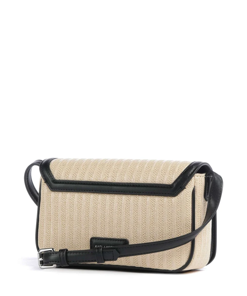Karl Lagerfeld K/Signature Sac bandoulière natural/black