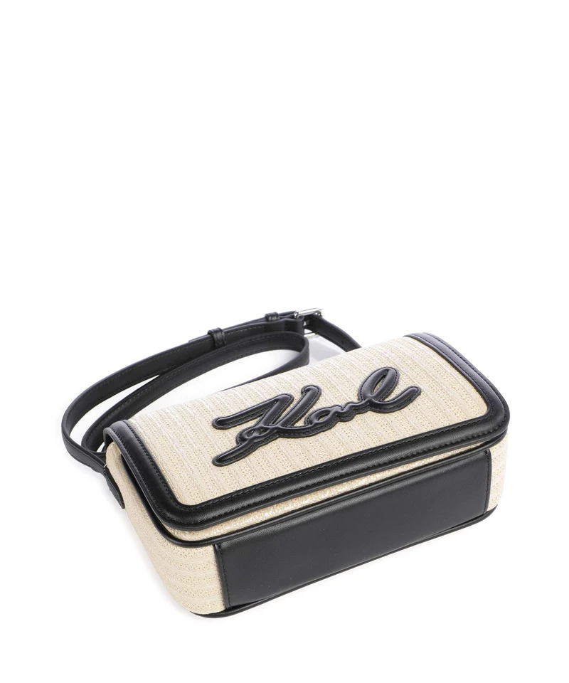 Karl Lagerfeld K/Signature Sac bandoulière natural/black