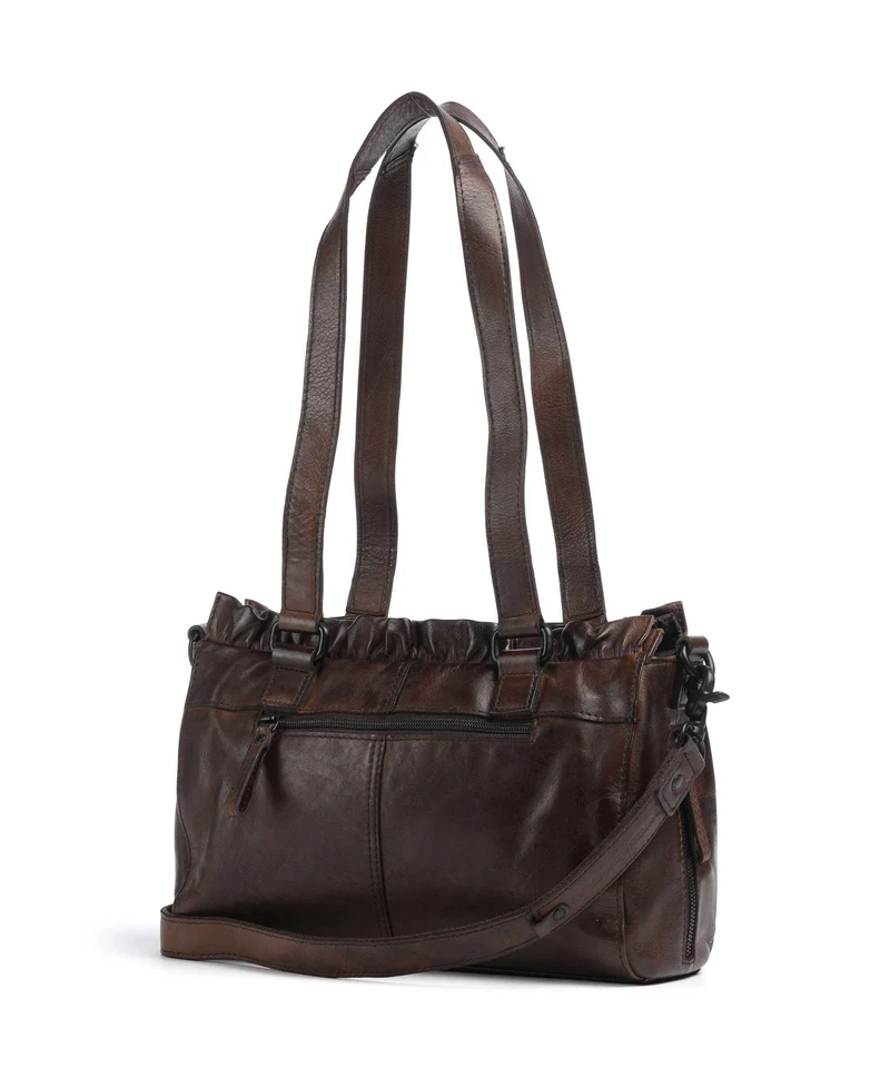 Spikes & Sparrow Apache Janetta Sac porté épaule dark brown