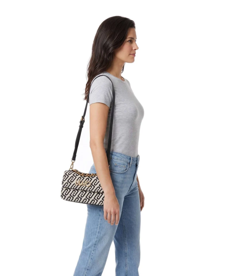 Liu Jo Shaula M Sac bandoulière black/white