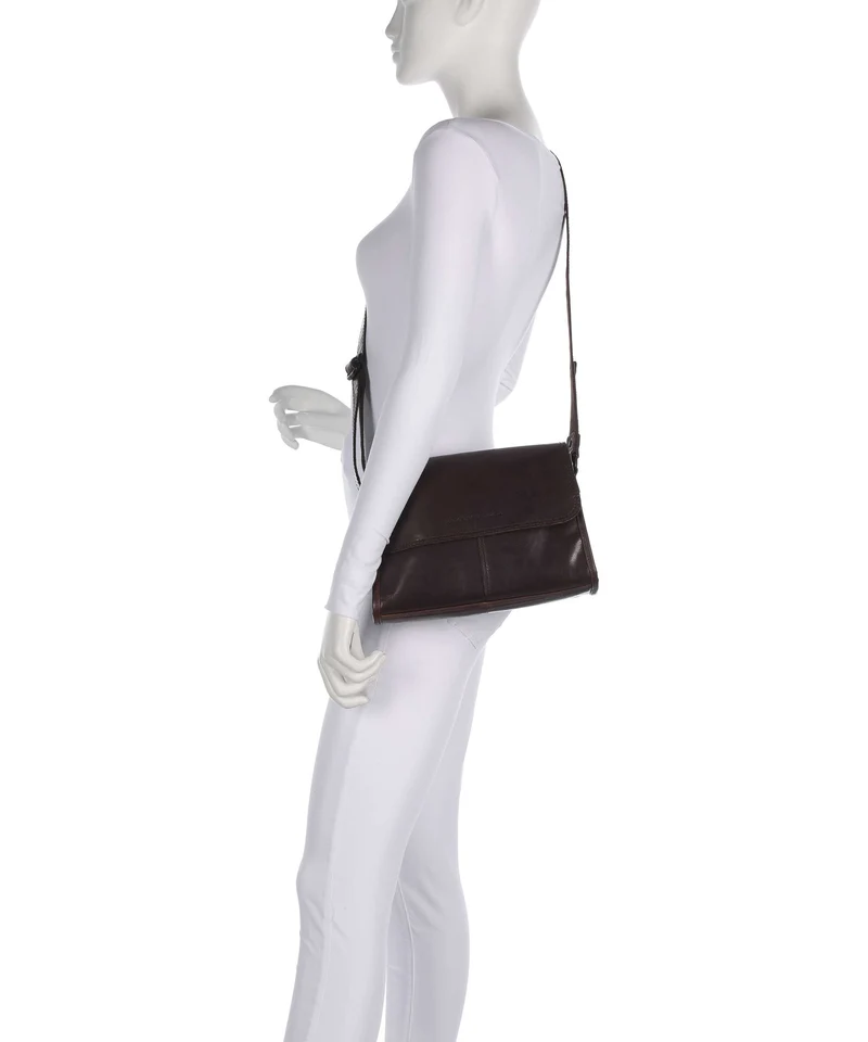 Spikes & Sparrow Bronco Belle Sac bandoulière dark brown