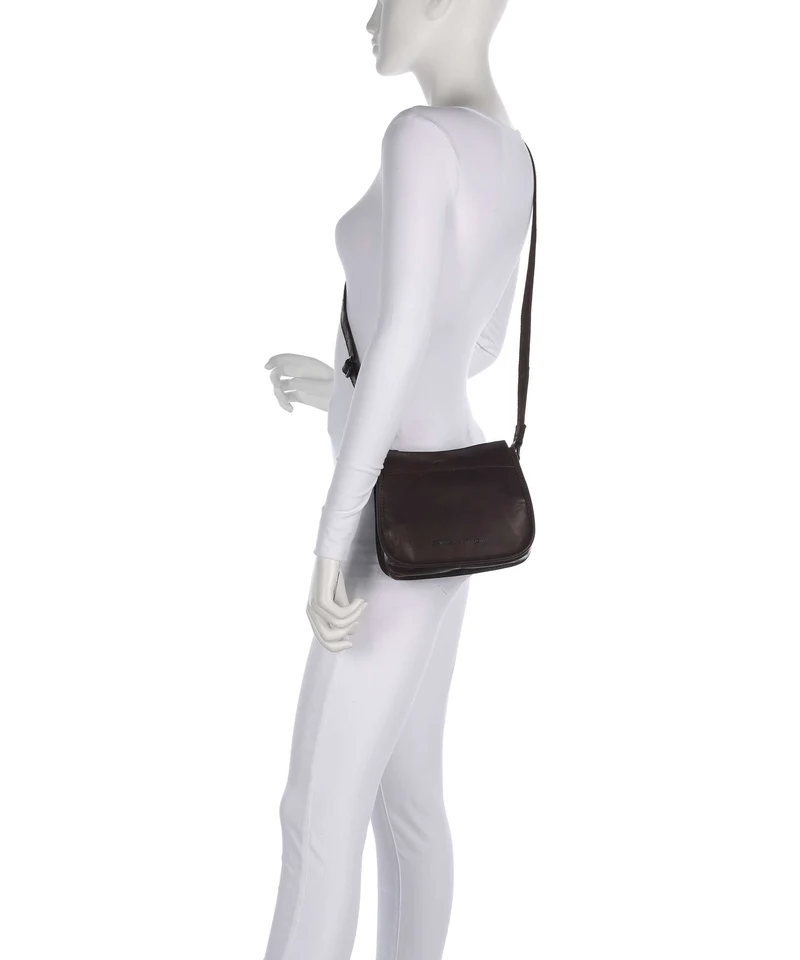 Spikes & Sparrow Bronco Joy Sac bandoulière dark brown