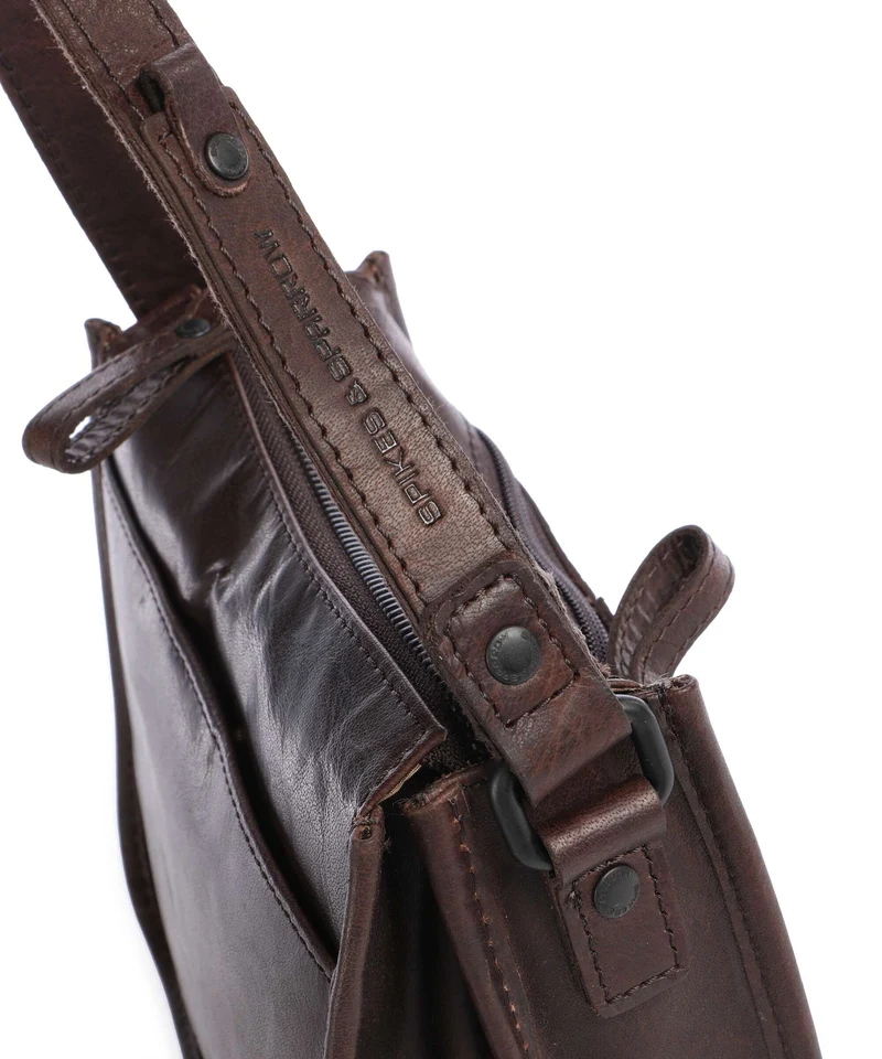 Spikes & Sparrow Bronco Joy Sac bandoulière dark brown