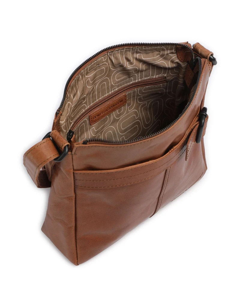 Spikes & Sparrow Bronco Teddi Sac bandoulière brandy