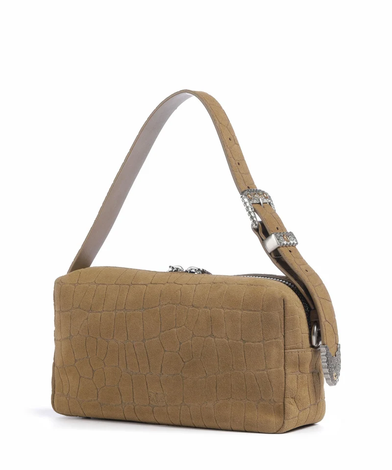 Pinko Sac porté épaule verde canguro/old silver