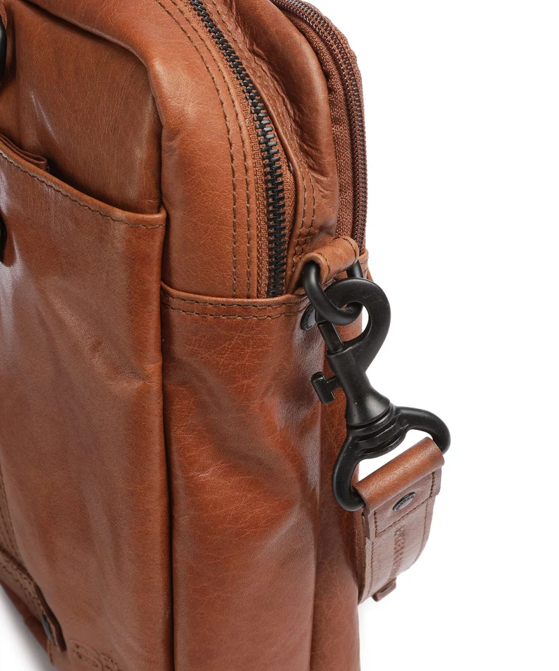 Spikes & Sparrow Bronco Dexter Porte-document brandy
