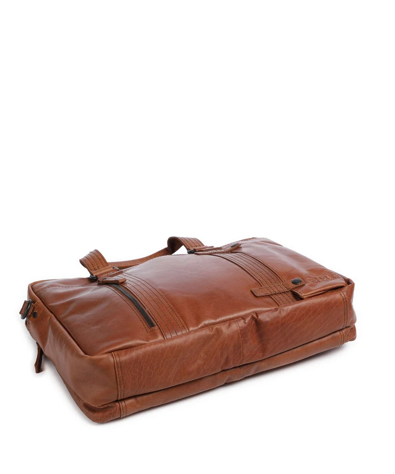 Spikes & Sparrow Bronco Dexter Porte-document brandy