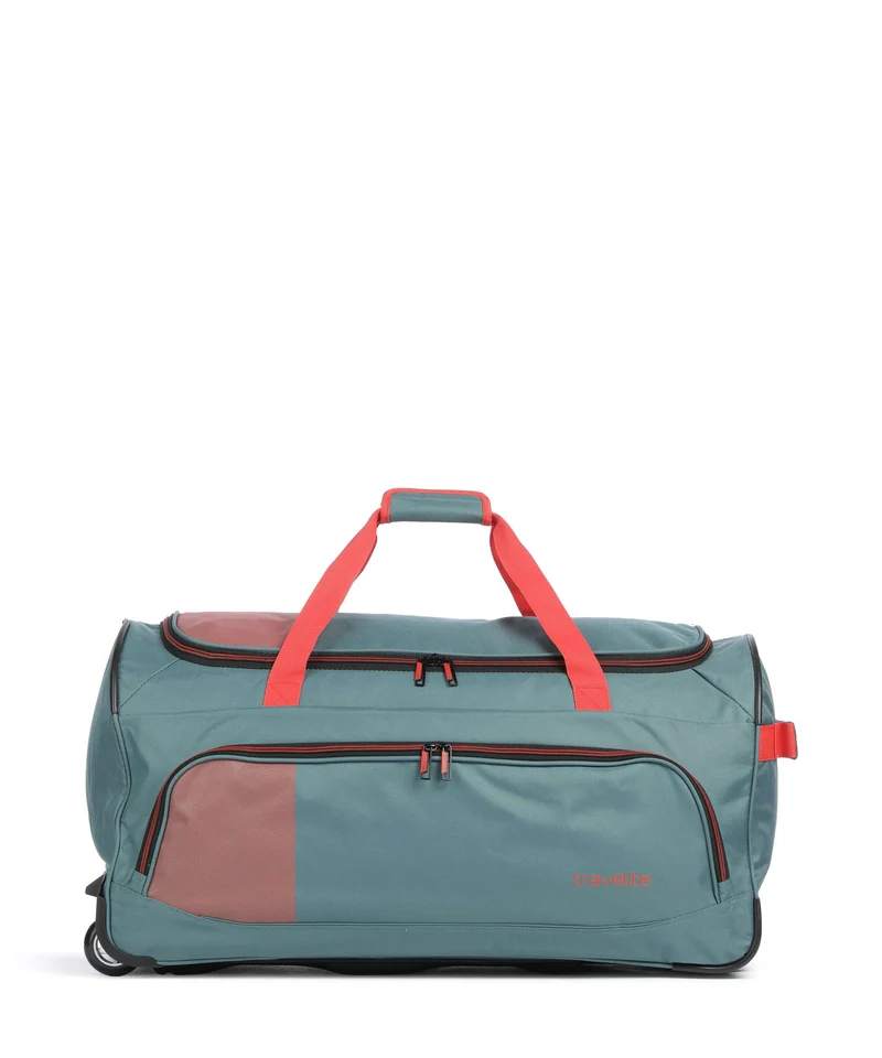 Travelite Basics Sac de voyage à roulettes grün/orange