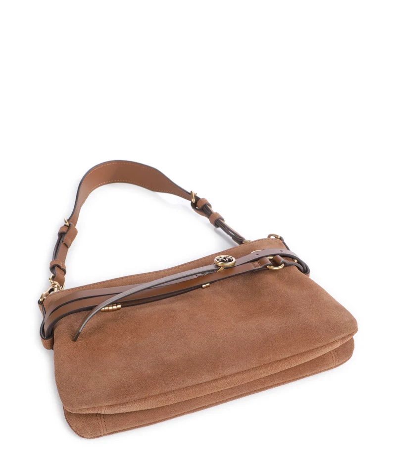 Pinko Belt Mini Sac porté épaule marrone/leone/antique gold