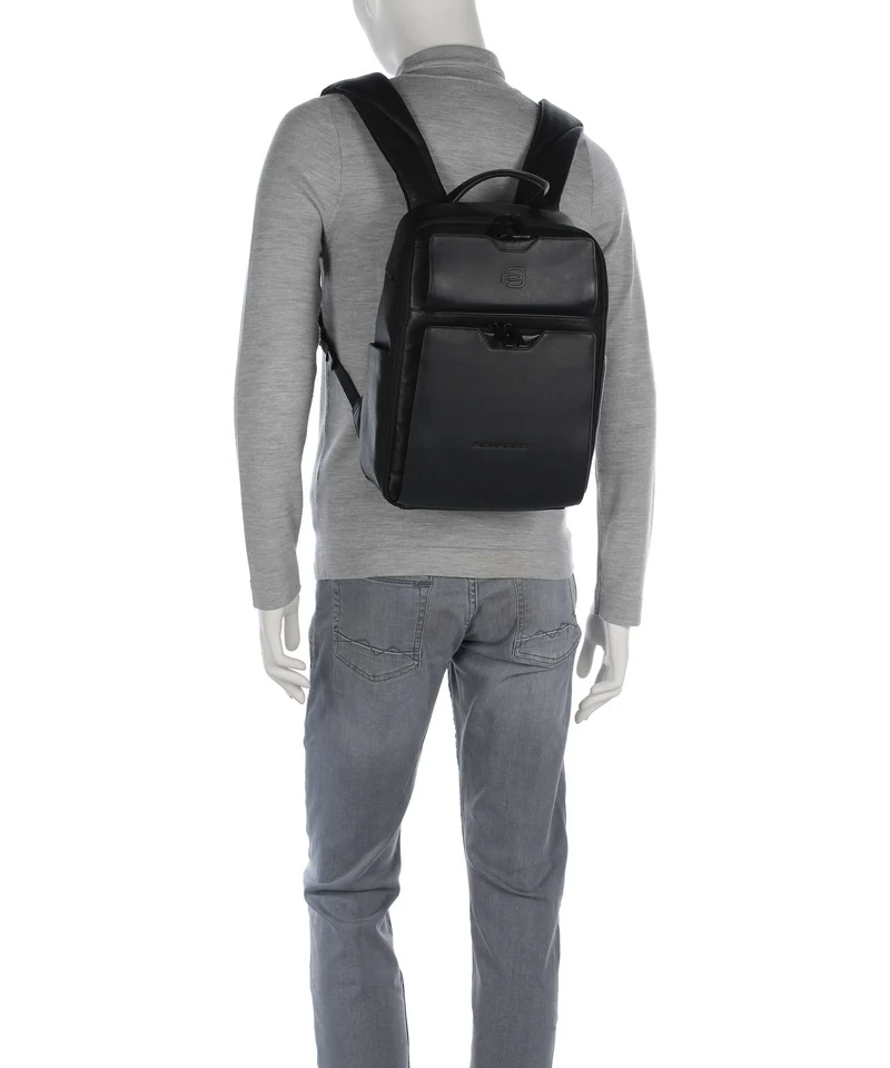 Piquadro Ael Sac à dos d'ordinateur black