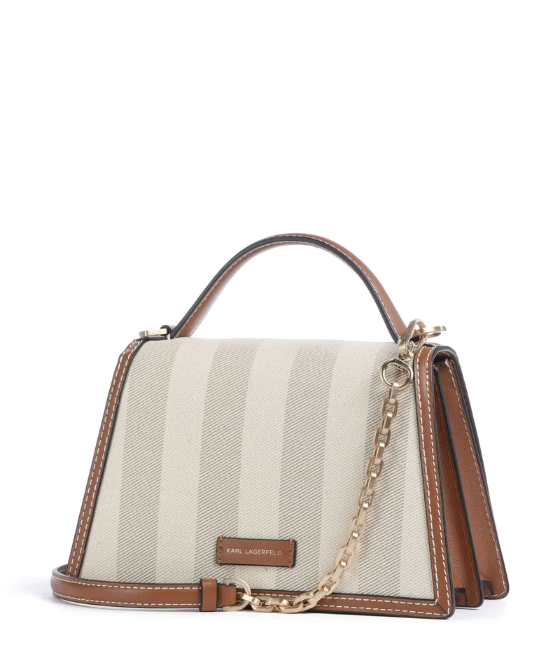 Karl Lagerfeld K/Signature 2.0 Medium Sac à main natural canvas/tan