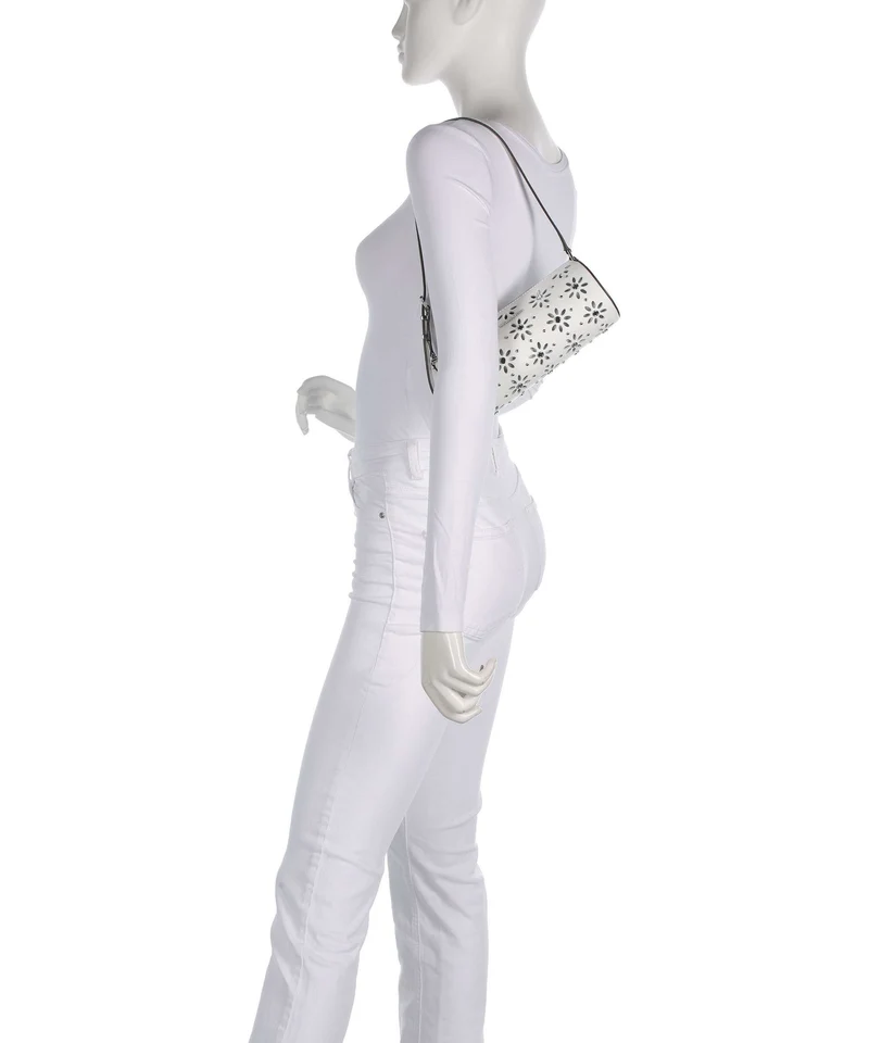 Michael Kors Izzy Small Sac porté épaule optic white