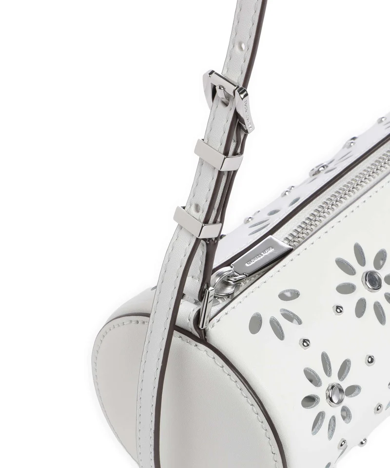 Michael Kors Izzy Small Sac porté épaule optic white