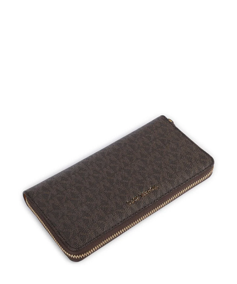 Michael Kors Jet Set Large Portefeuille brown/acorn