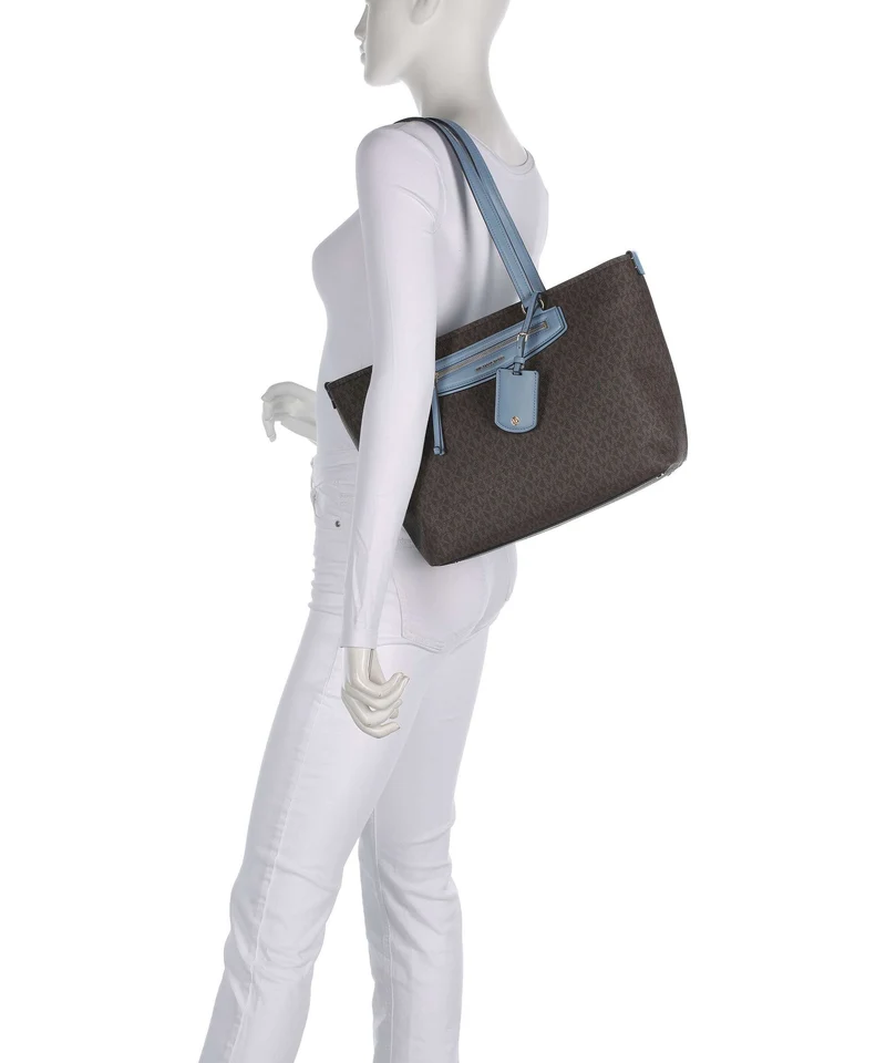 Michael Kors Jet Set Travel Medium Cabas chambray