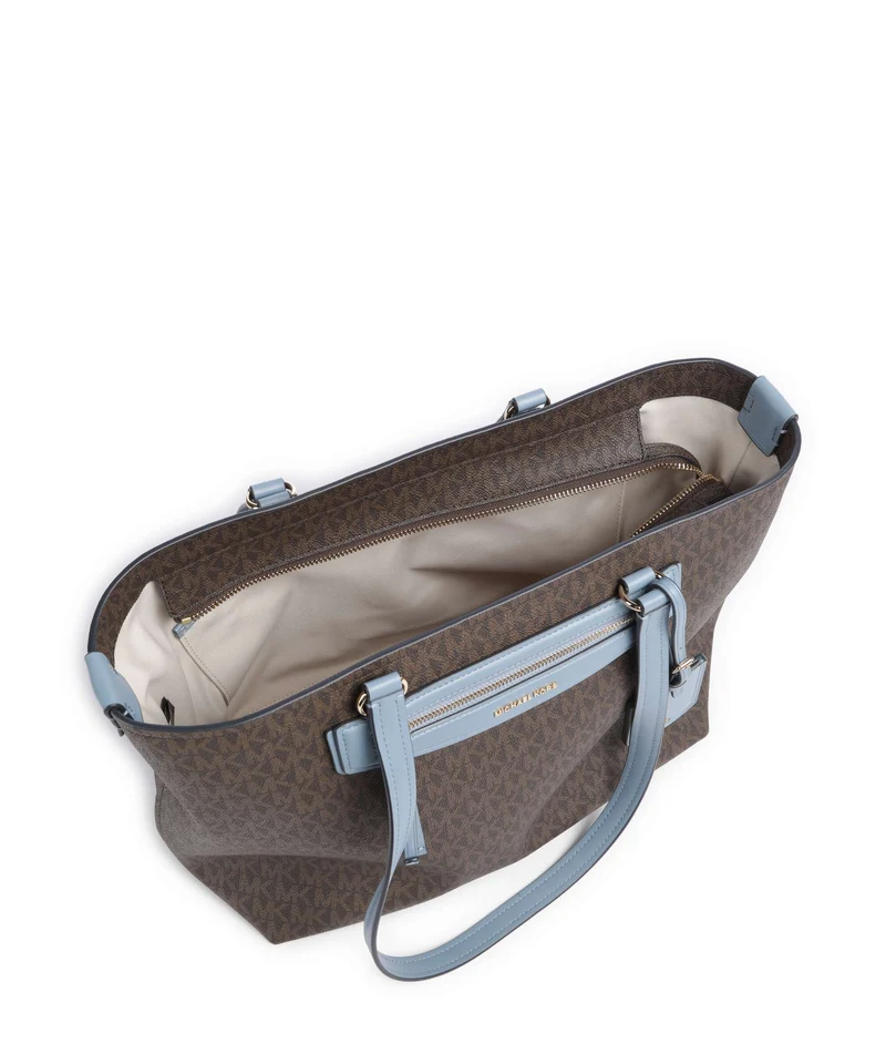Michael Kors Jet Set Travel Medium Cabas chambray