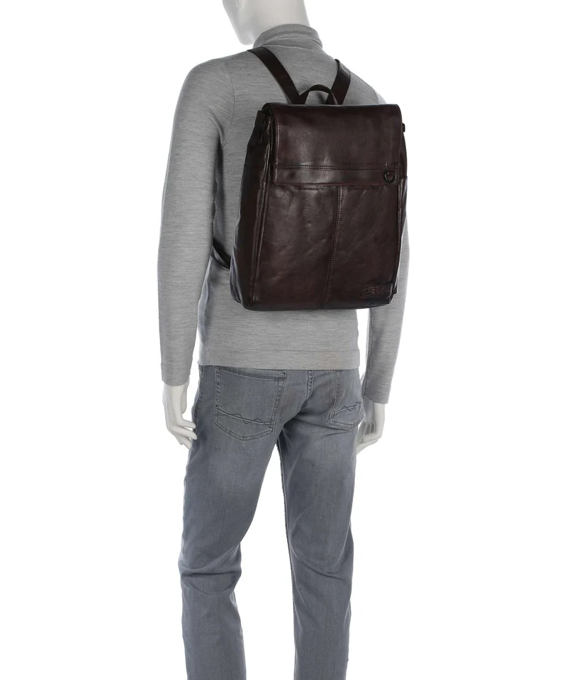 Spikes & Sparrow Apache Ted Sac à dos d'ordinateur dark brown
