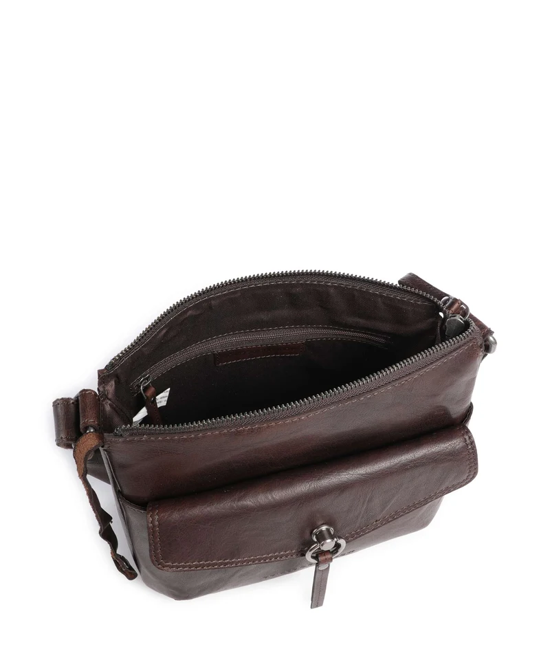Spikes & Sparrow Bronco Jinthe Sac bandoulière dark brown