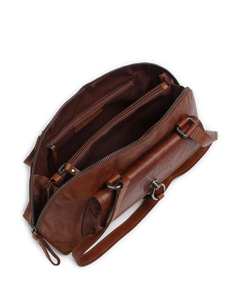 Spikes & Sparrow Bronco Thyrza Sac porté épaule brandy