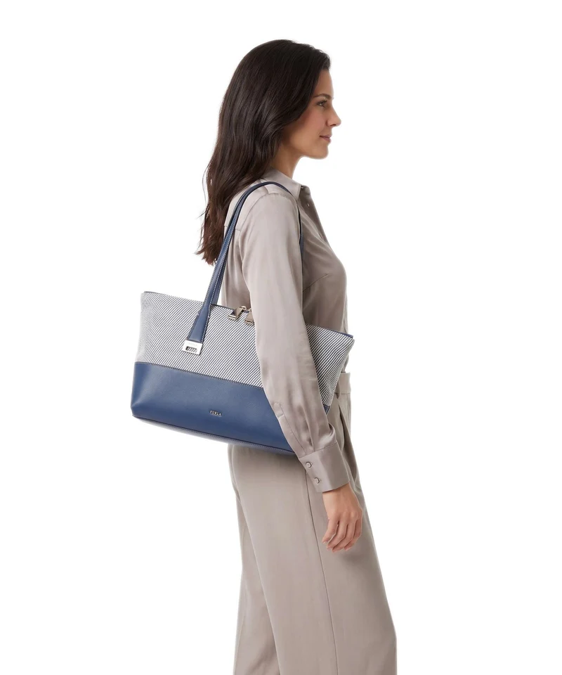 Furla Olivia M Cabas toni indigo