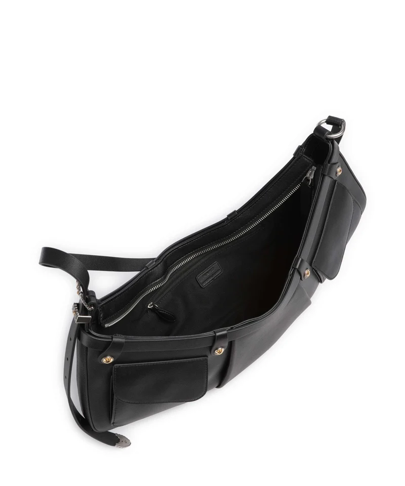 Pinko Pocket Sac porté épaule nero/old silver