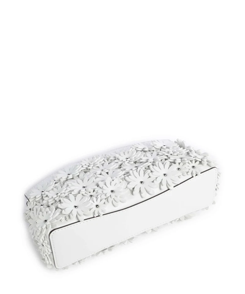 Michael Kors Athena Dome Chain Small Sac porté épaule optic white