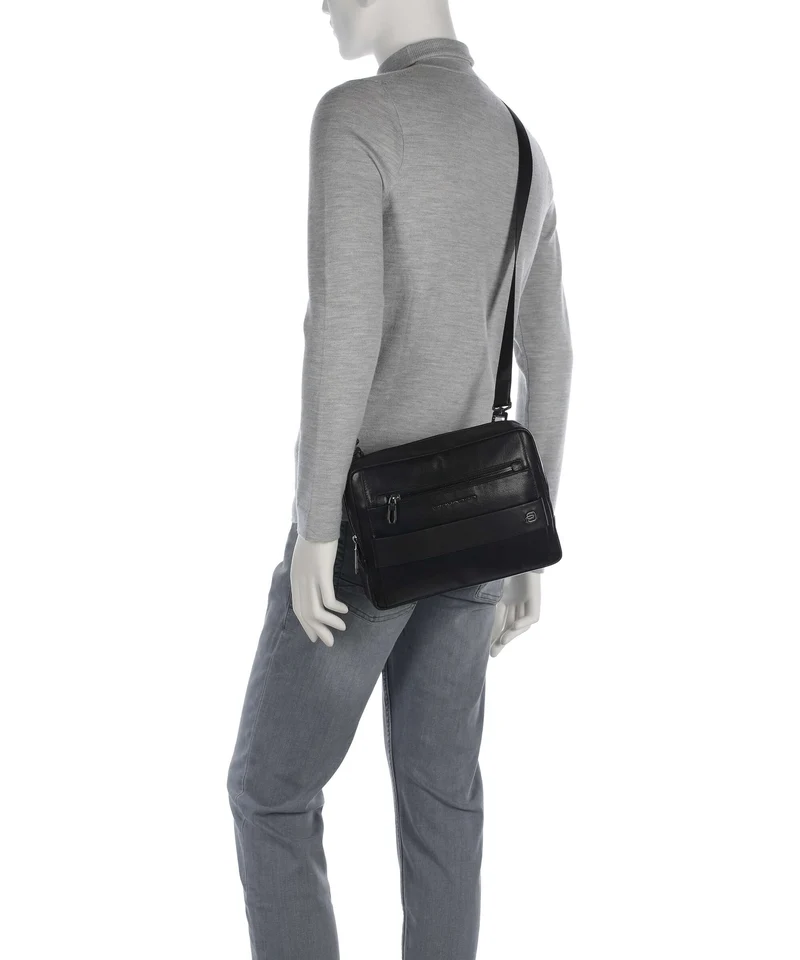 Piquadro Solm Sac bandoulière black