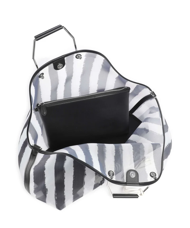 Karl Lagerfeld Ikon XXL Sac à main black stripes