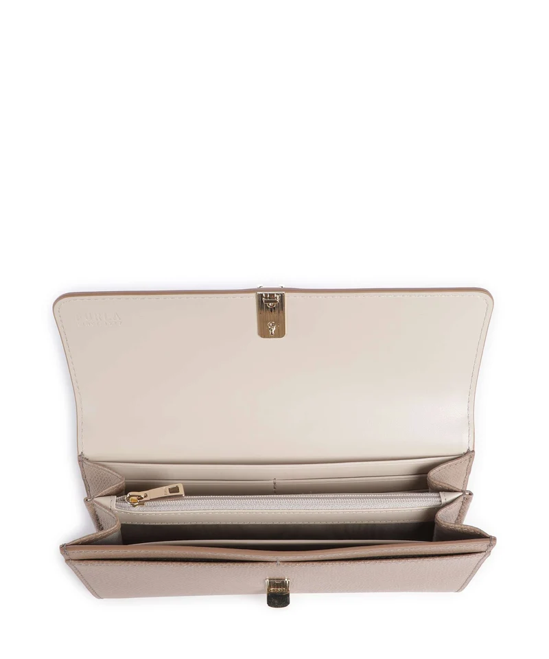 Furla Iride Continental Portefeuille greige/sabbia int