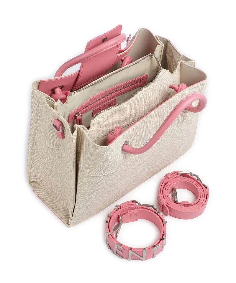 Valentino Bags Alexia Summer Sac à main naturale/rosa