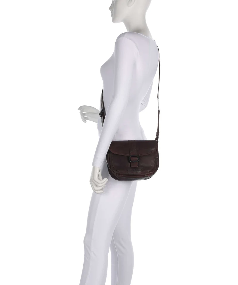 Spikes & Sparrow Bronco Dilianne Sac bandoulière dark brown