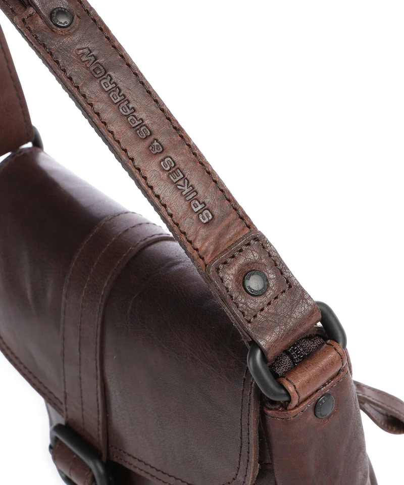 Spikes & Sparrow Bronco Dilianne Sac bandoulière dark brown