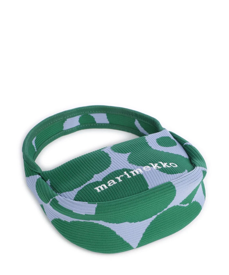 Marimekko Knitted Unikko Sac à main dark green/blue