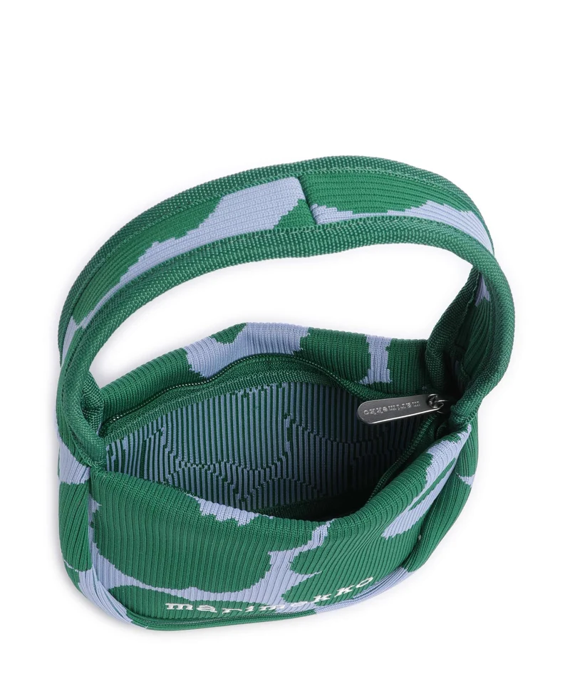 Marimekko Knitted Unikko Sac à main dark green/blue