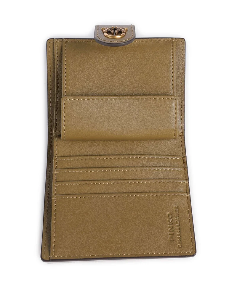 Pinko Portefeuille verde canguro/antique gold
