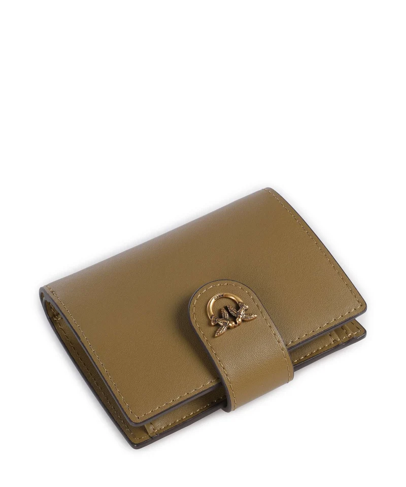 Pinko Portefeuille verde canguro/antique gold