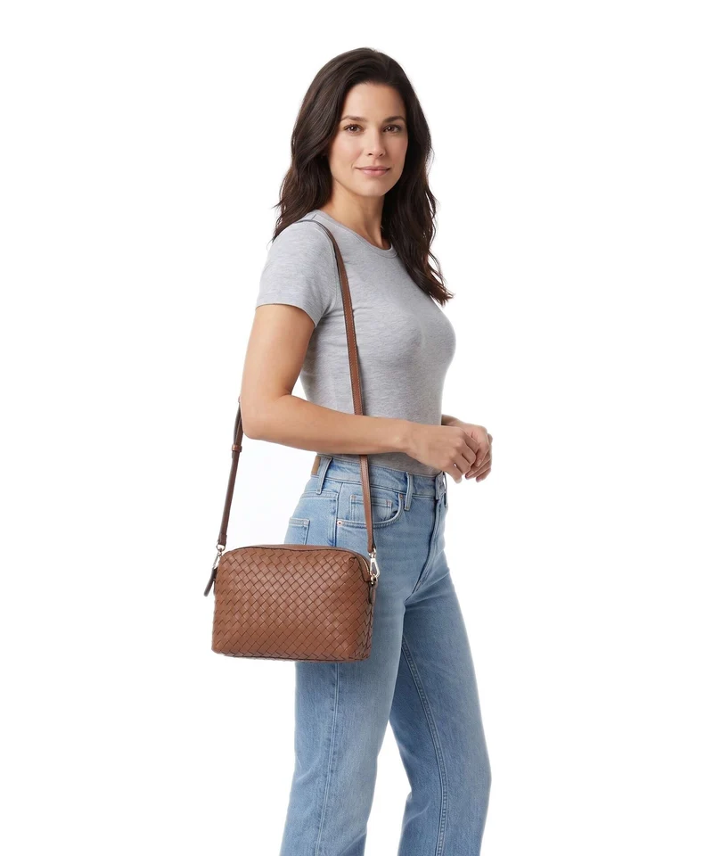 Abro Piuma Kaia Sac bandoulière caramel/cognac