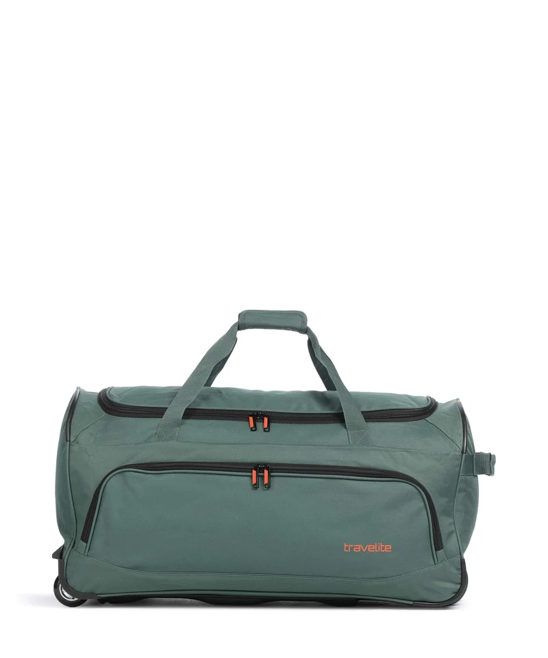 Travelite Basics Sac de voyage à roulettes dunkelgrün