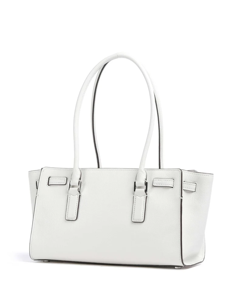 Michael Kors Hamilton Moderne Small Sac porté épaule optic white