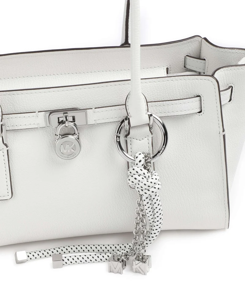 Michael Kors Hamilton Moderne Small Sac porté épaule optic white
